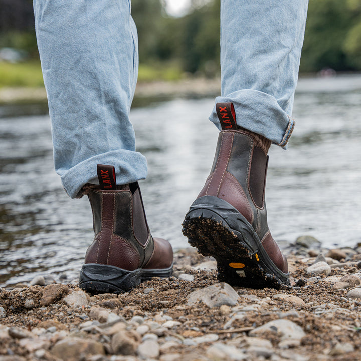 RIBCHESTER // REDBRICK & BLACK-Men's Outdoor | LANX Proper Men's Shoes