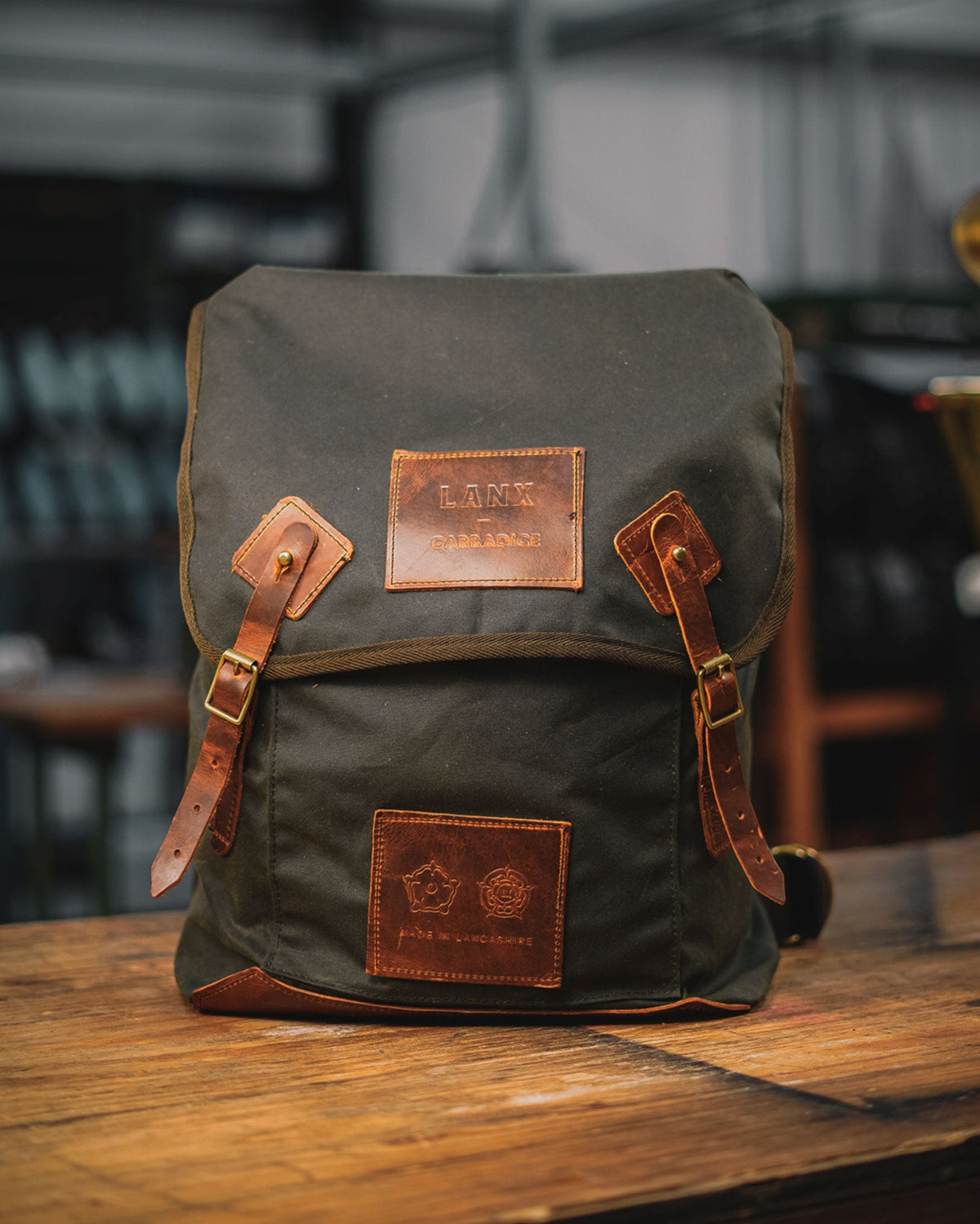 PARLICK / KHAKI-Bag | LANX Proper Men's Shoes
