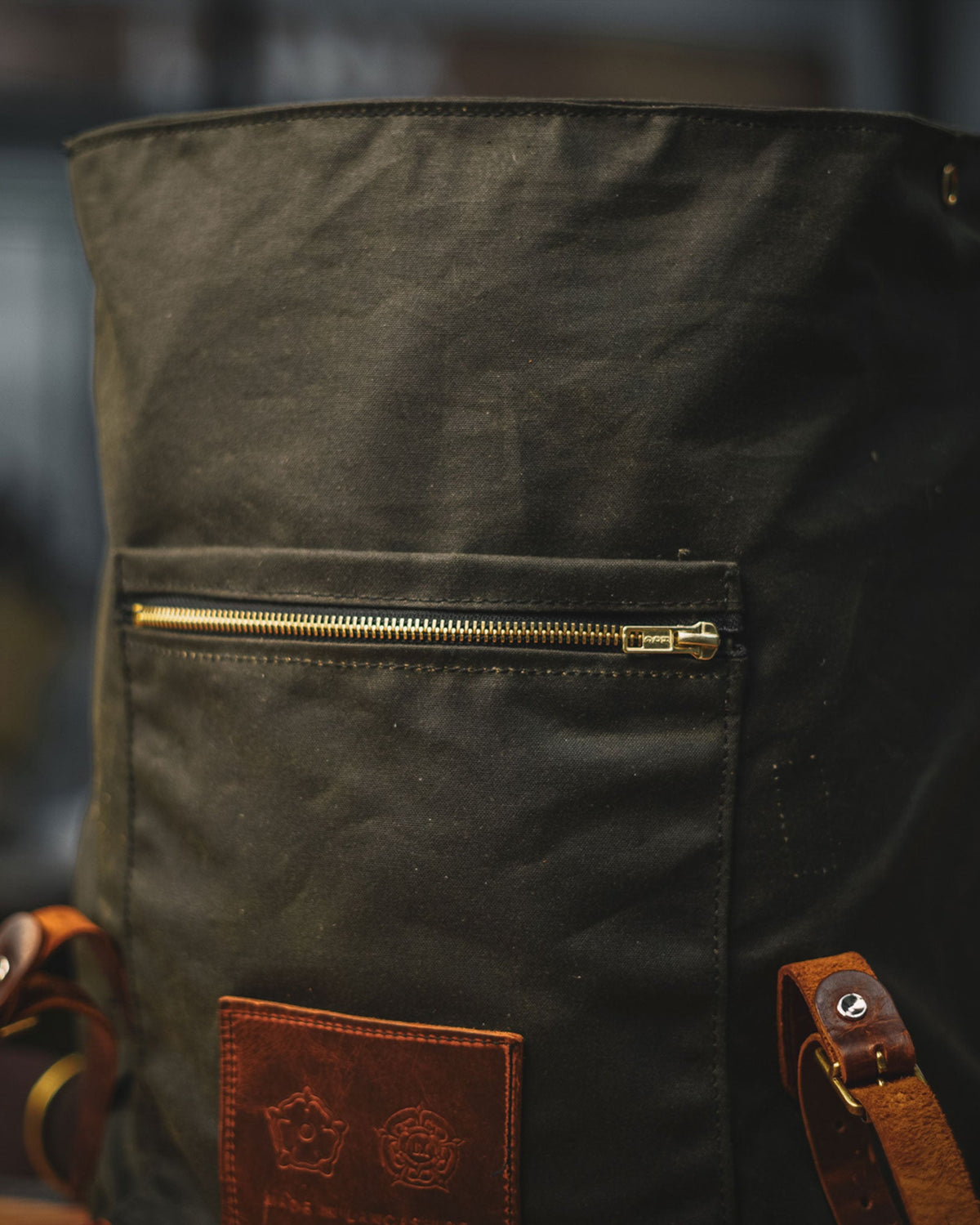PARLICK / KHAKI-Bag | LANX Proper Men's Shoes