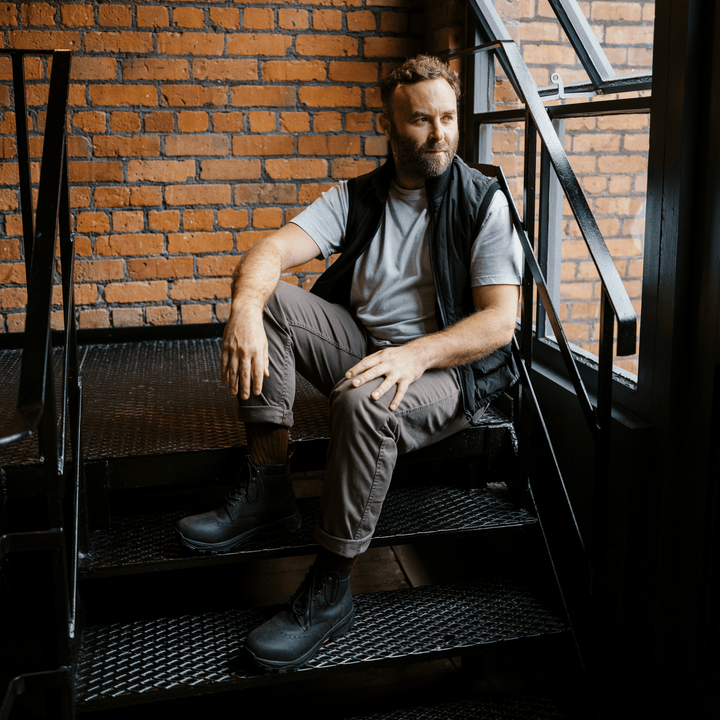 PRESCOTT // MATT BLACK-Men's Outdoor | LANX Proper Men's Shoes