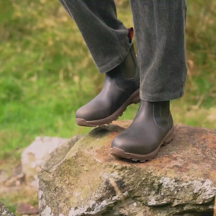 Video montage of LANX Ribchester boot in Bottle Green Leather worn in the Lancashire Countryside