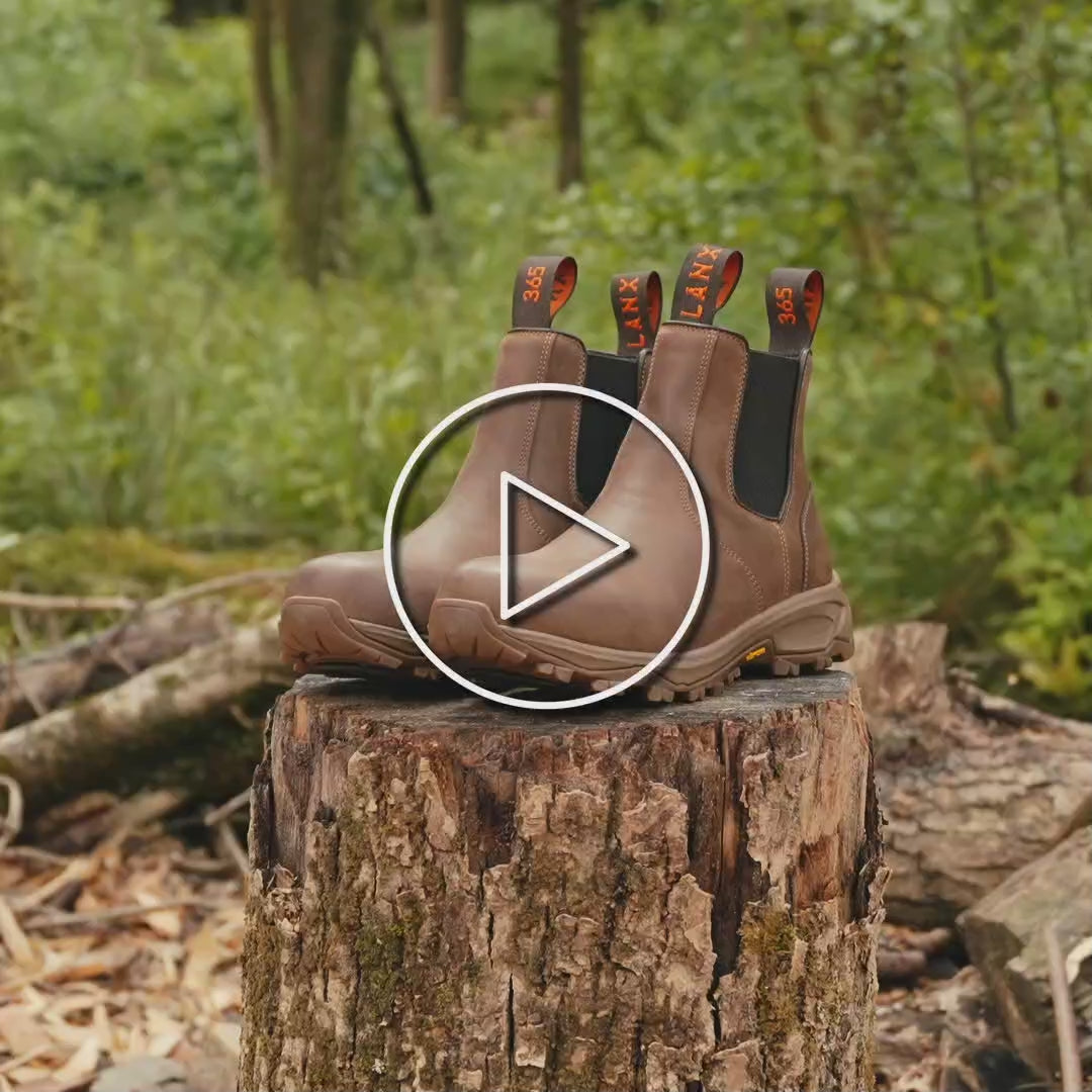 Women's - Conker Brown - Water Resistant - Leather - Vibram