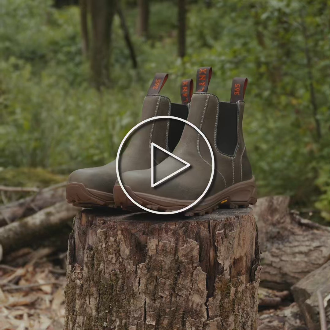 Men's - Green - Leather - Chelsea Boots – LANX