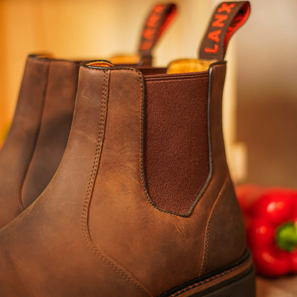 REED / BROWN-Women’s Chelsea | LANX Proper Men's Shoes