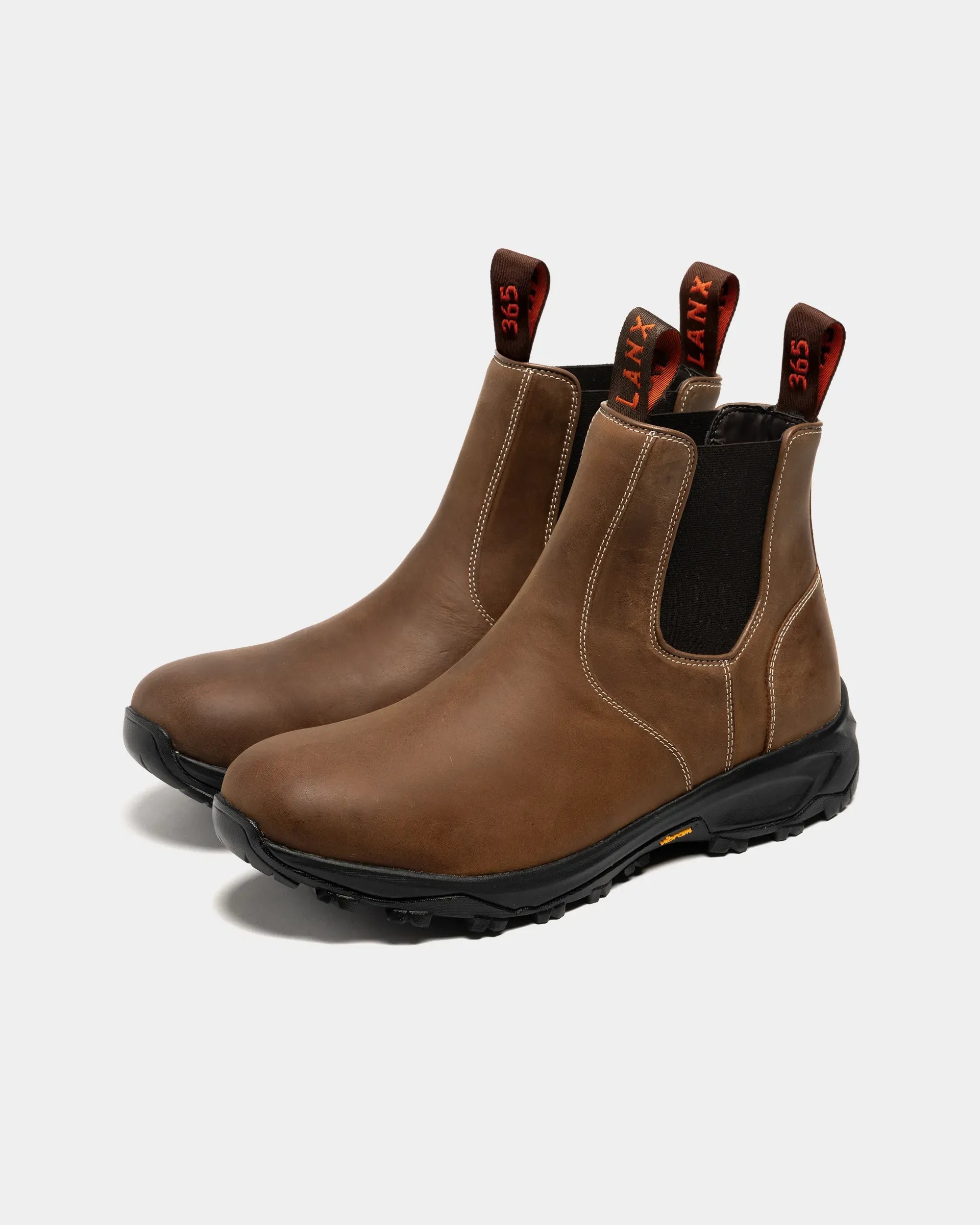 Men's - Brown - Dark - Leather - Chelsea Boots – LANX