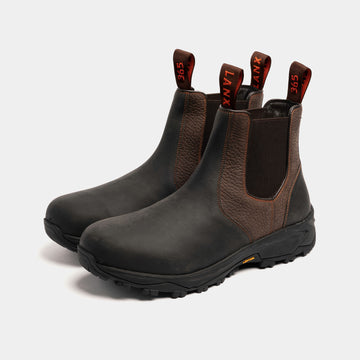 RIBCHESTER // BLACK & BROWN-Men's Outdoor | LANX Proper Men's Shoes