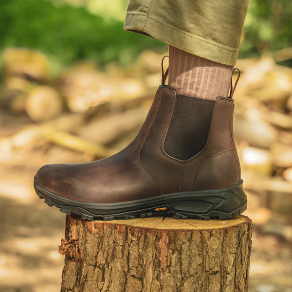 RIBCHESTER // BROWN DISTRESSED-Men's Outdoor | LANX Proper Men's Shoes