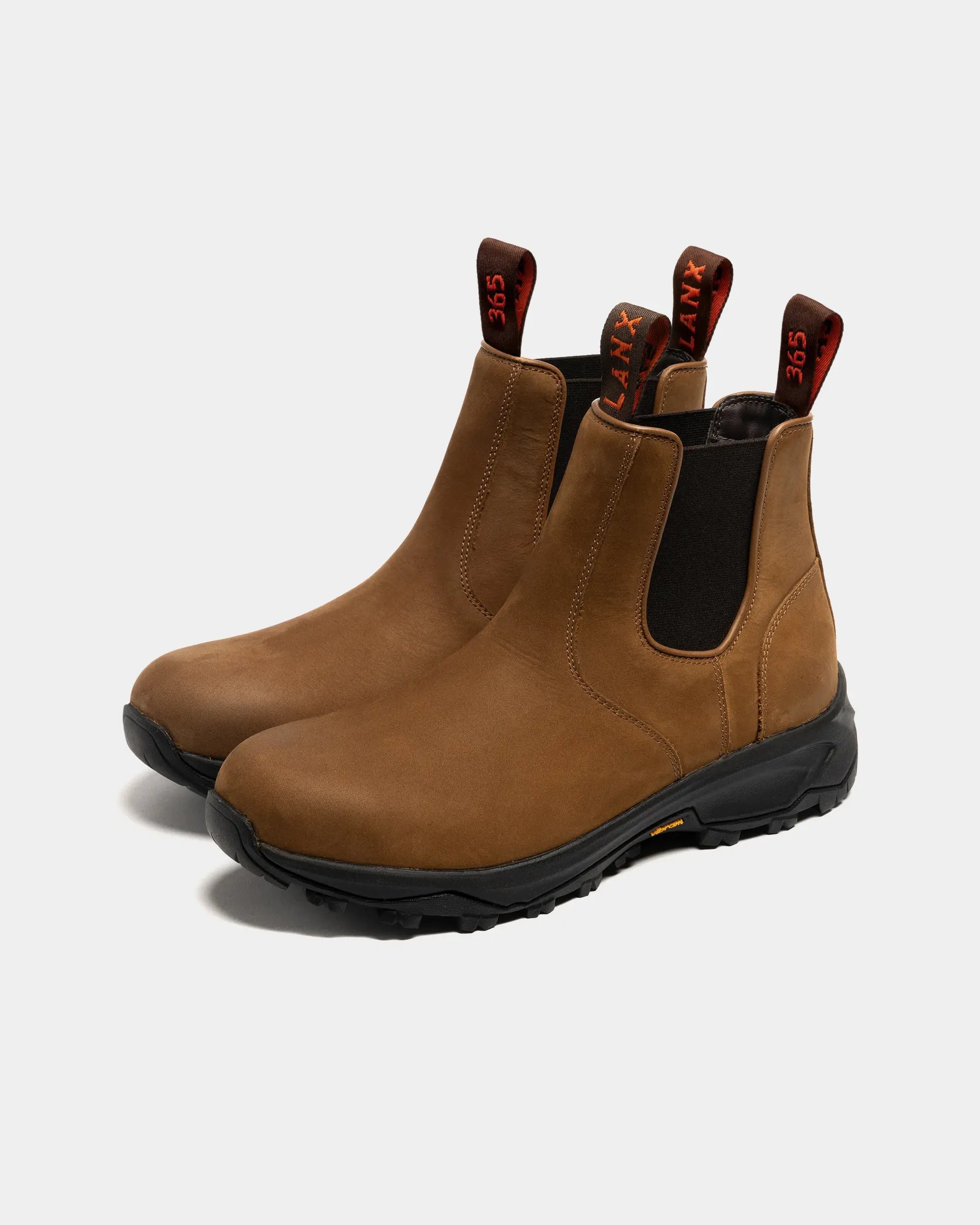 るー Men's - Brown - Light - Leather - Chelsea Boots – LANX