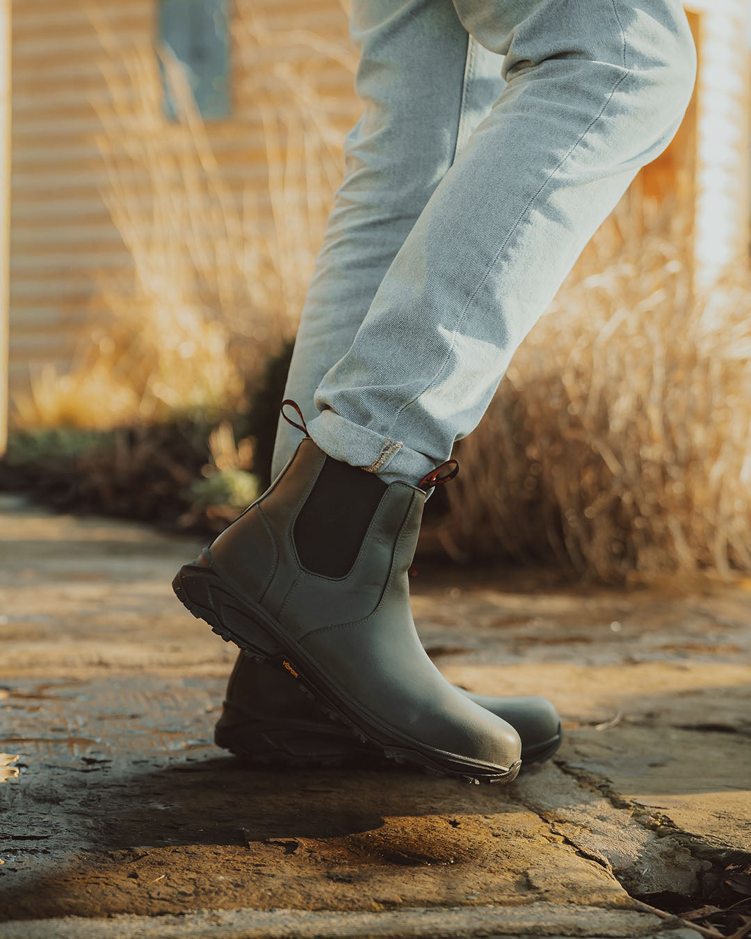 Men's - Brown - Dark - Leather - Chelsea Boots – LANX