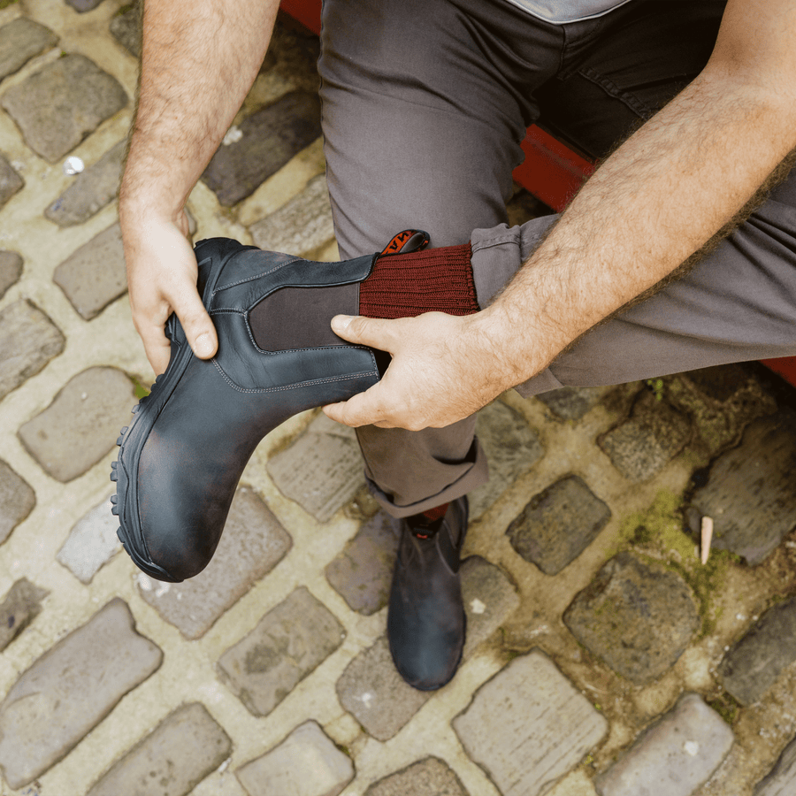 RIBCHESTER // MATT BLACK-Men's Outdoor | LANX Proper Men's Shoes