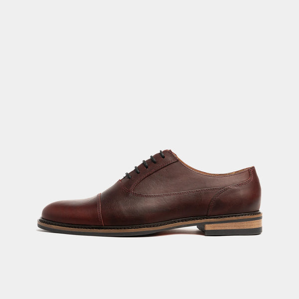 SABDEN // OXBLOOD-Men's Shoes | LANX Proper Men's Shoes