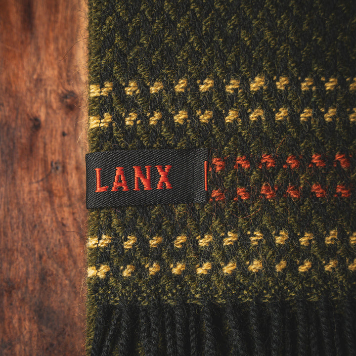 SALTERFORTH / GREEN-Scarf | LANX Proper Men's Shoes