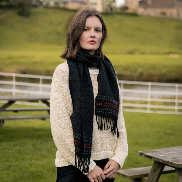 SALTERFORTH / GREY-Scarf | LANX Proper Men's Shoes