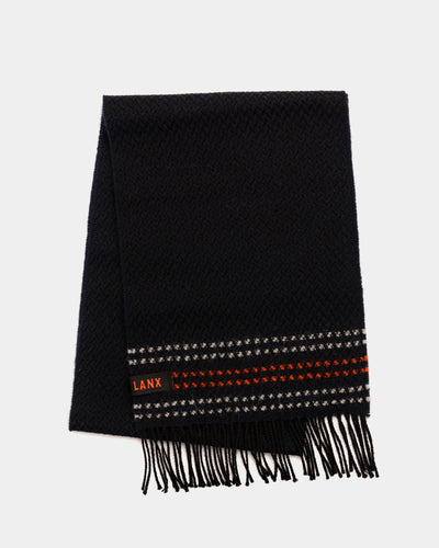 SALTERFORTH / NAVY-Scarf | LANX Proper Men's Shoes
