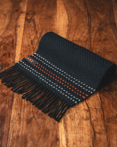 SALTERFORTH / NAVY-Scarf | LANX Proper Men's Shoes