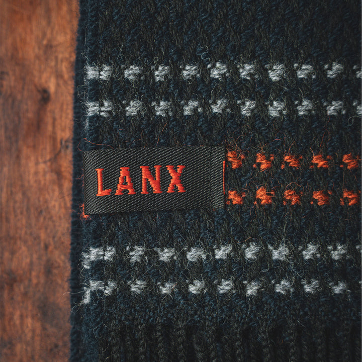 SALTERFORTH / NAVY-Scarf | LANX Proper Men's Shoes