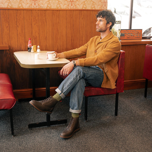 SETTLE // BROWN DISTRESSED-Men's Boots | LANX Proper Men's Shoes