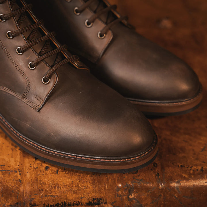SETTLE // BROWN DISTRESSED-Men's Boots | LANX Proper Men's Shoes