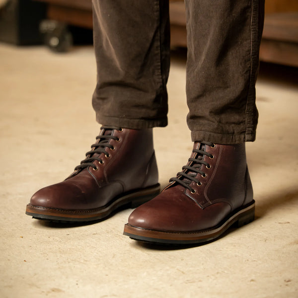 SETTLE // CHESTNUT GRAINED-Men's Boots | LANX Proper Men's Shoes