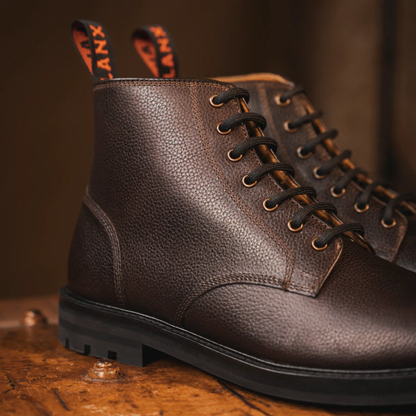 SETTLE // RAISIN GRAINED-Men's Boots | LANX Proper Men's Shoes