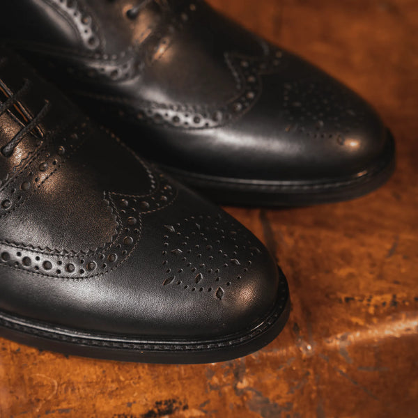 SHIREBURN // BLACK-Men's Shoes | LANX Proper Men's Shoes