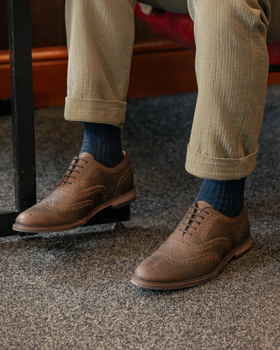 SHIREBURN // BROWN DISTRESSED