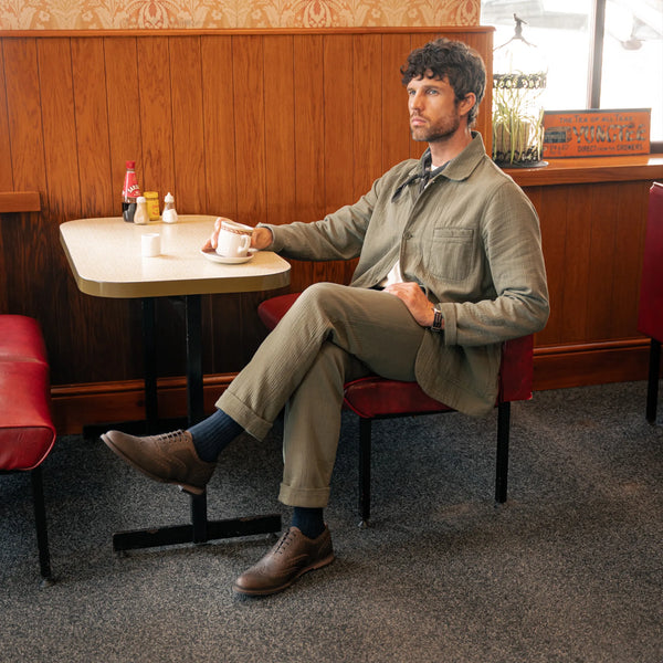 SHIREBURN // BROWN DISTRESSED-Men's Shoes | LANX Proper Men's Shoes