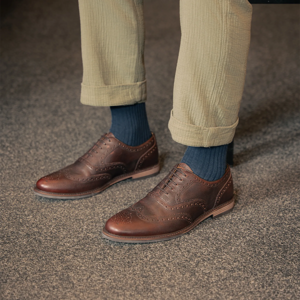 SHIREBURN // CHESTNUT GRAINED-Men's Shoes | LANX Proper Men's Shoes