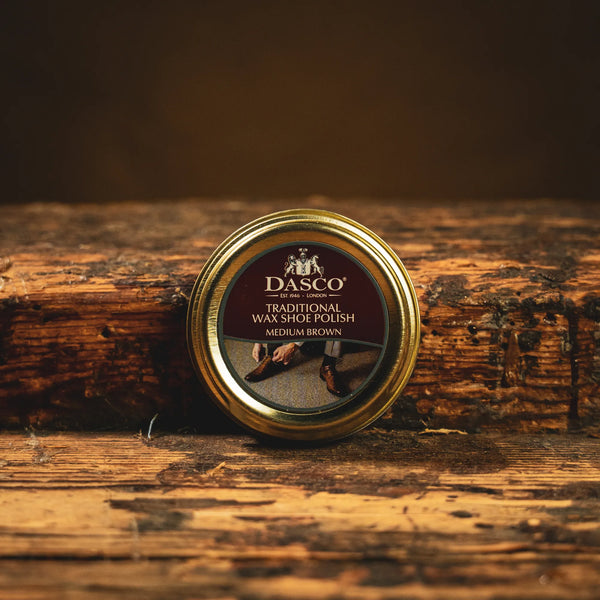 WAX POLISH / MEDIUM BROWN-Shoe Care | LANX Proper Men's Shoes
