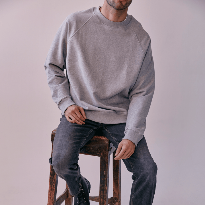 SWEATSHIRT // GREY MARL-Clothing Unisex | LANX Proper Men's Shoes