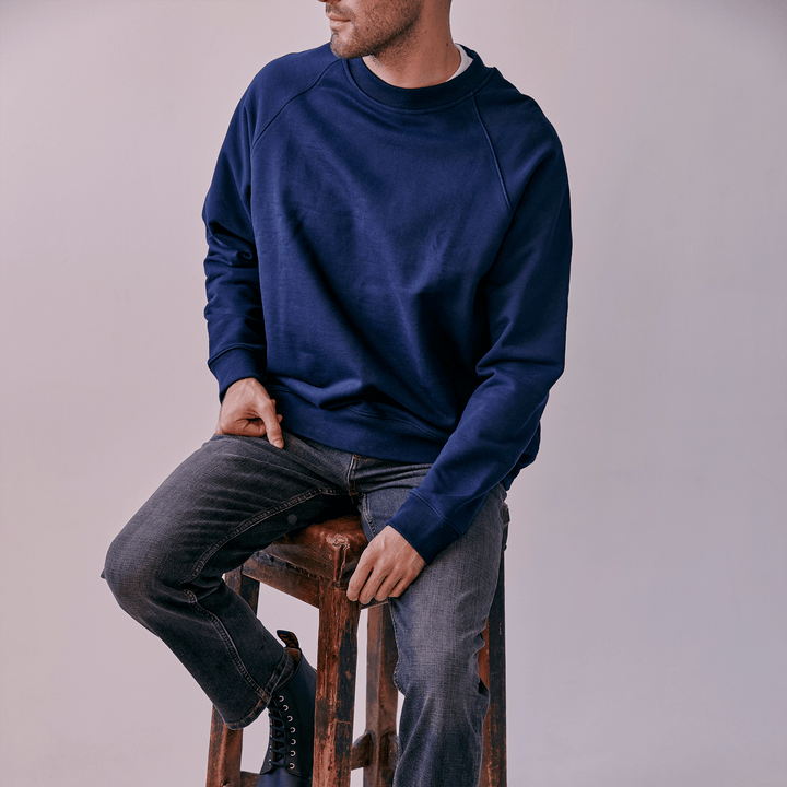 SWEATSHIRT // NAVY-Clothing Unisex | LANX Proper Men's Shoes