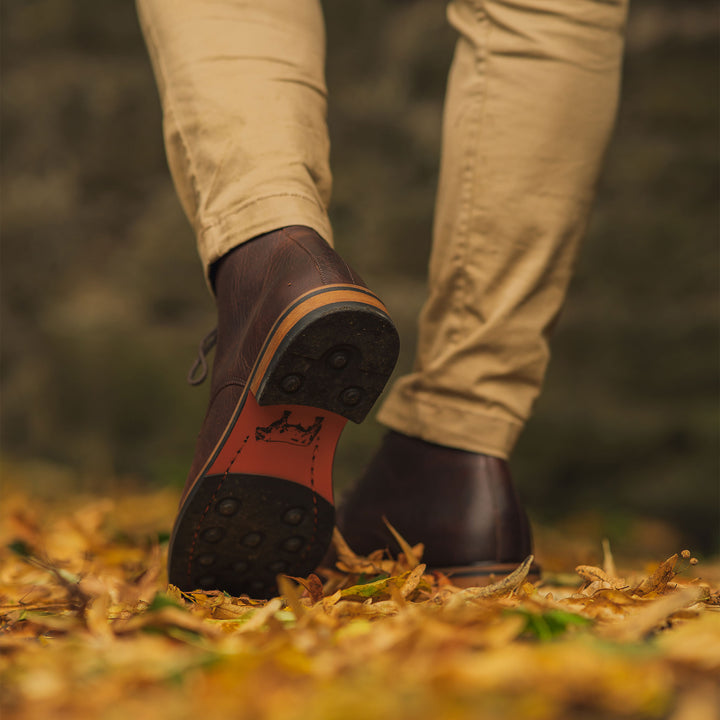 TASKER // BURGUNDY GAUCHO-Men's Boots | LANX Proper Men's Shoes