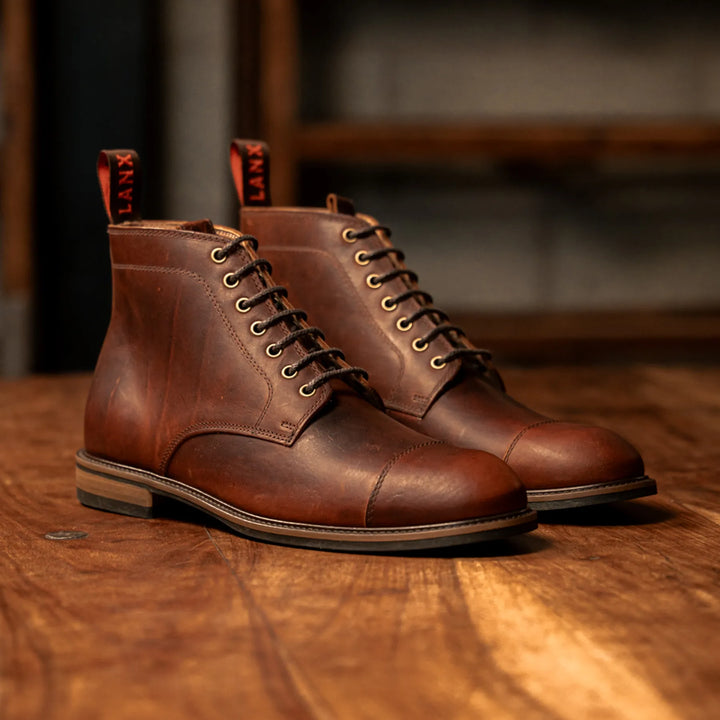 TASKER // CARAMEL-Men's Boots | LANX Proper Men's Shoes