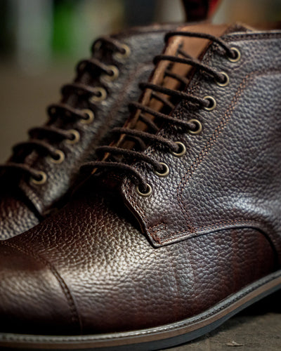 TASKER // COGNAC GRAINED