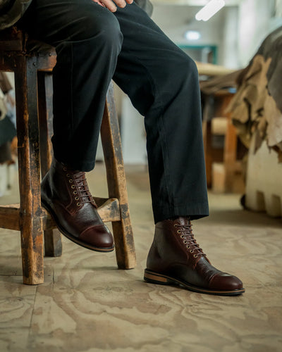 TASKER // COGNAC GRAINED