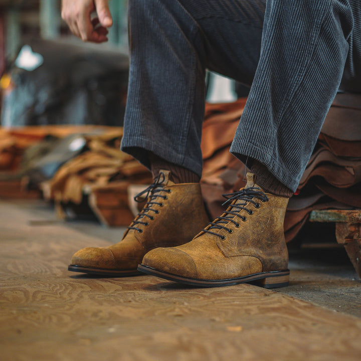 TASKER // TEAK-Men's Boots | LANX Proper Men's Shoes