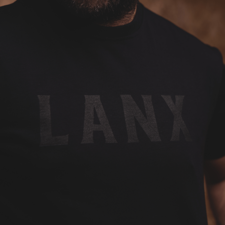 T-SHIRT NO.4 // BLACK-Clothing Unisex | LANX Proper Men's Shoes