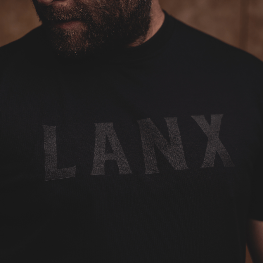 T-SHIRT NO.4 // BLACK-Clothing Unisex | LANX Proper Men's Shoes