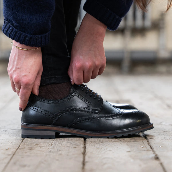 WHITEWELL / BLACK-Women’s Shoes | LANX Proper Men's Shoes