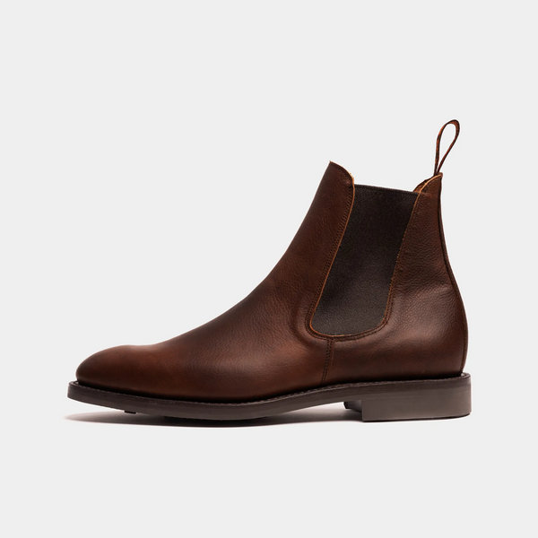 WISWELL // BROWN GRAINED-Men's Chelsea | LANX Proper Men's Shoes