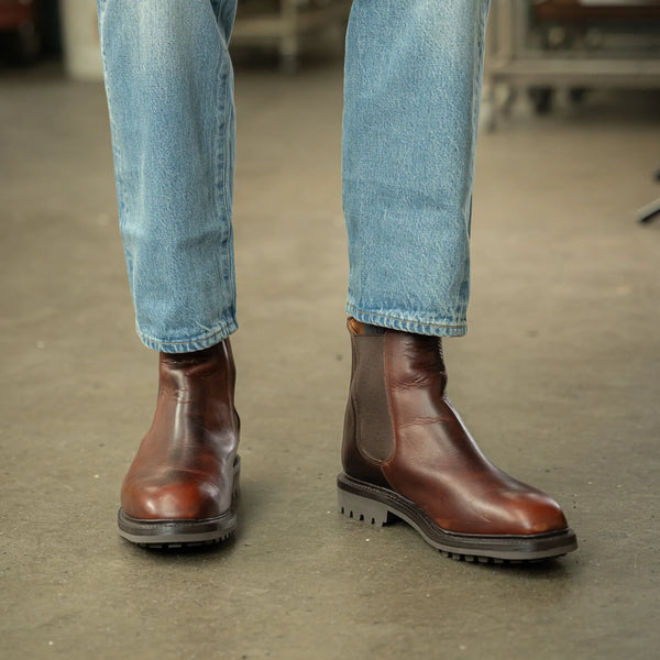 WISWELL // CARAMEL-Men's Chelsea | LANX Proper Men's Shoes