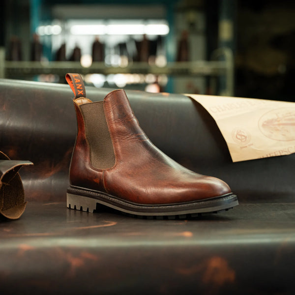 WISWELL // CARAMEL-Men's Chelsea | LANX Proper Men's Shoes